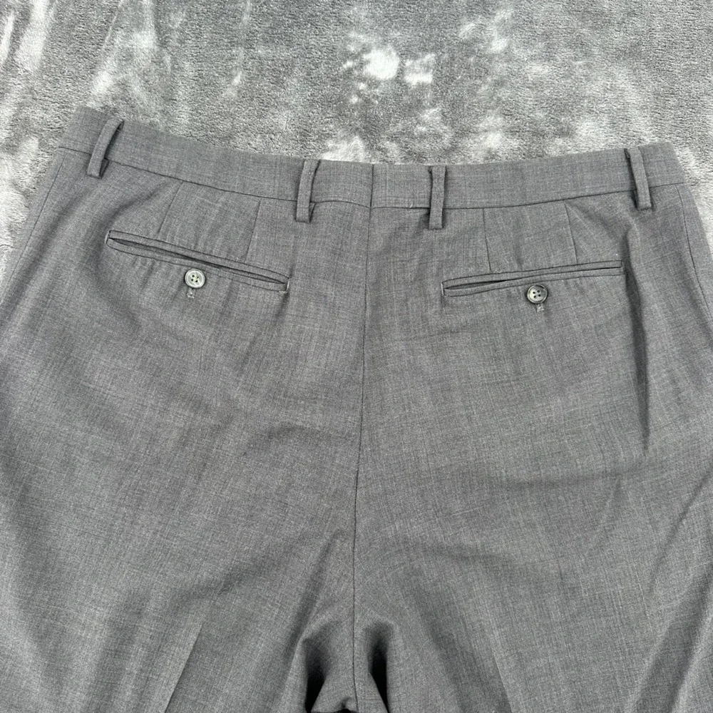 Banana Republic Classic Fit Grey Wool Blend Dress Pants Mens 38x32 Stretch